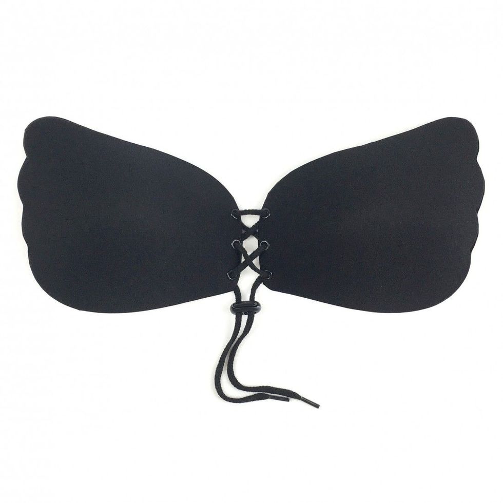 SILICONE STRAPLESS BRA Backless Push Up Adhesive With Drawstrings