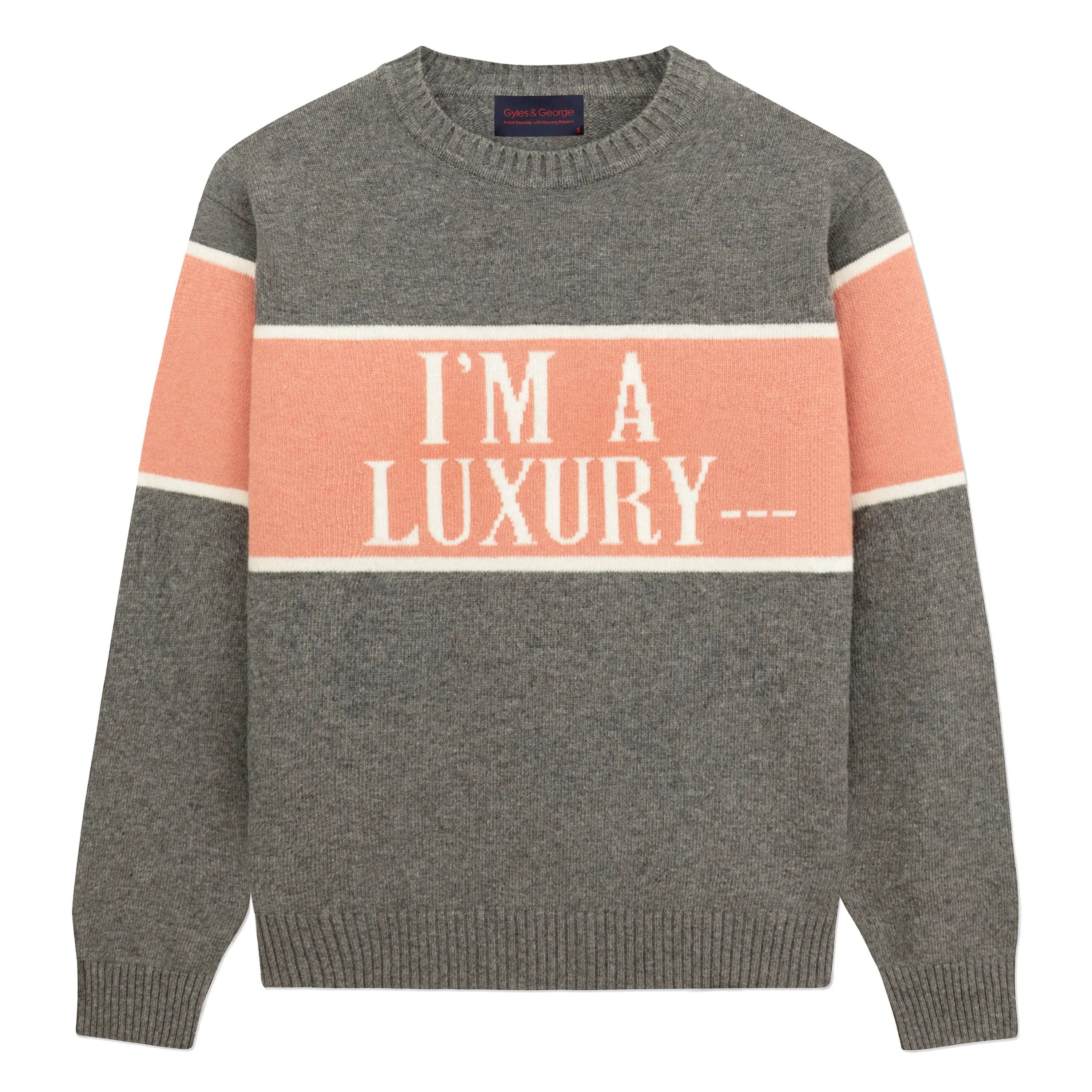 Gyles & George Men's "I'm a Luxury" Sweater