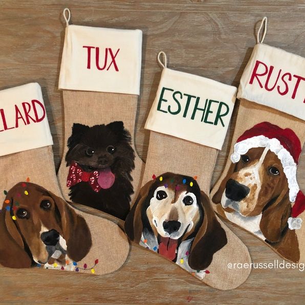 Hand-Painted Personalized Stocking