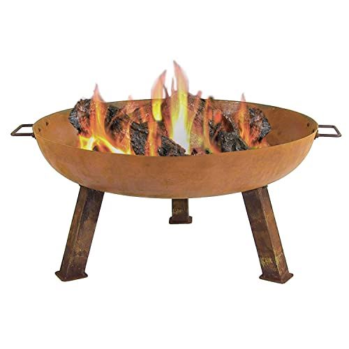 Cast Iron Fire Pit Bowl with Handles