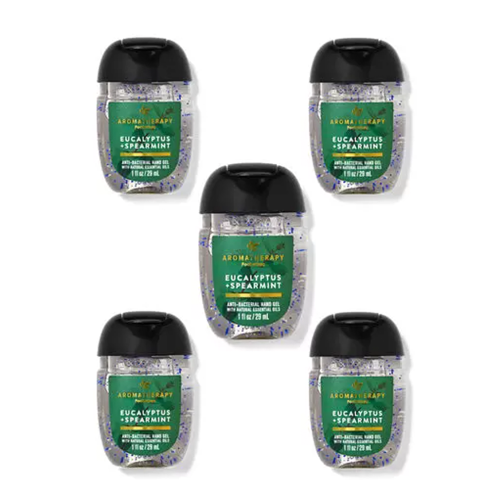 Eucalyptus Spearmint PocketBac Hand Sanitizers (5-Pack)