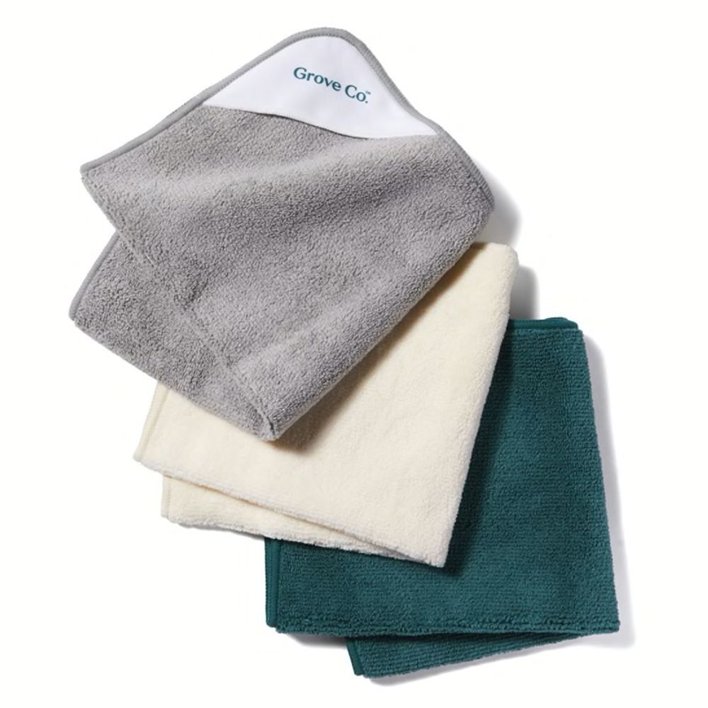 Grove Co. Microfiber Cleaning Cloths (Set of 3)