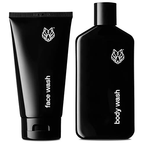 Charcoal Powder Face and Body Wash Bundle