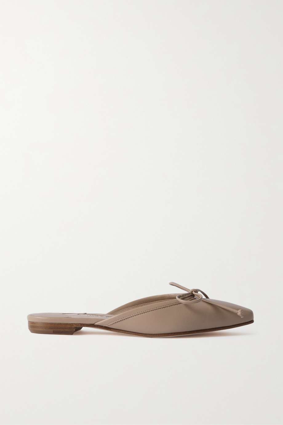 Ballerimu leather point-toe mules