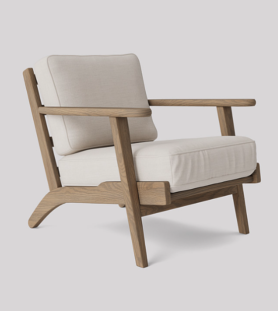 aldona jasmine linen armchair