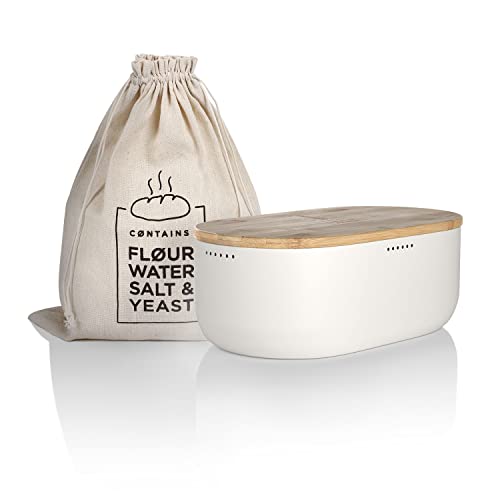 Panera con bolsa de lino