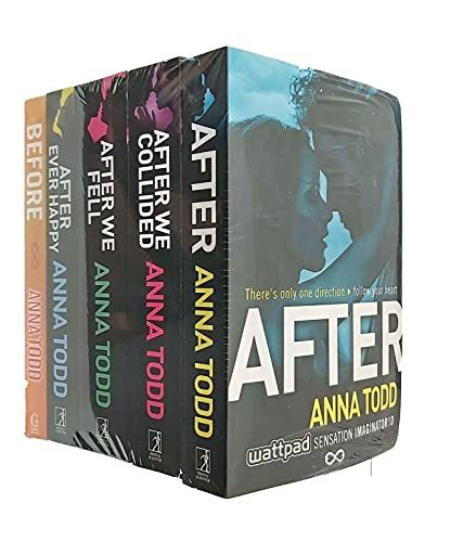 The Complete After Series Collection 5 Books Box Set by Anna Todd (After Ever Happy, After, After We Collided, After We Fell, Before)