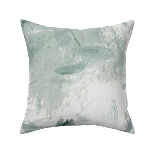 Marble Abstract Swirls Throw Pillow Cover