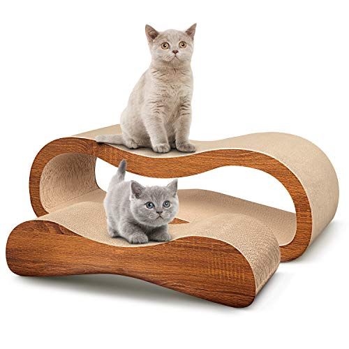 2 In 1 Cat Scratcher Cardboard Lounge Bed