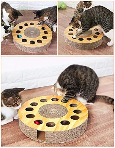  Cat Toy with Sturdy Scratching Pads 