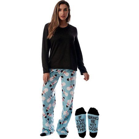 Just Love Microfleece Pajama Pants Set with Socks 