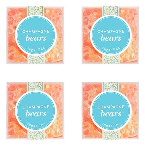 Champagne Bears (Set of 4 Candy Cubes)