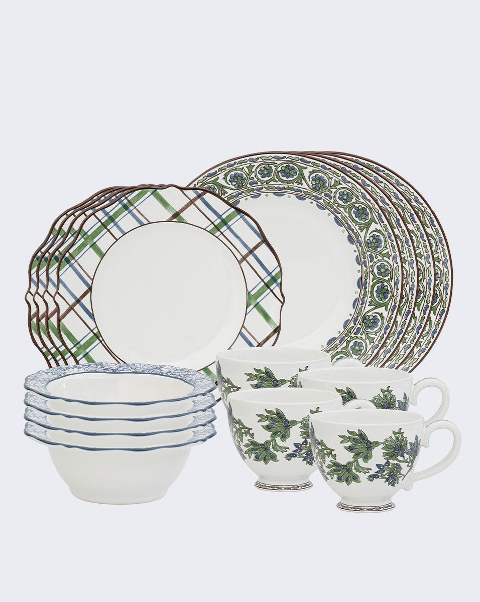 Floral Place Setting (Set of 16)