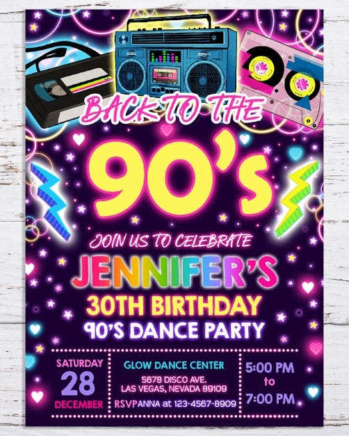 '90s Party Theme