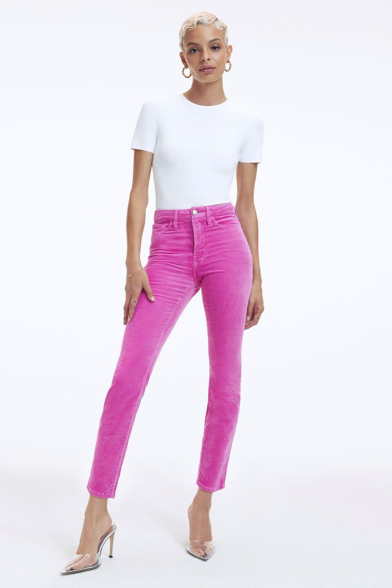 Good American Modern Scuba Bodysuit Barbie Rose Quartz Pink Women's Size 4