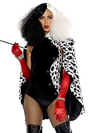 2021 Cruella de Vil Cruella Cosplay Costume Outfit