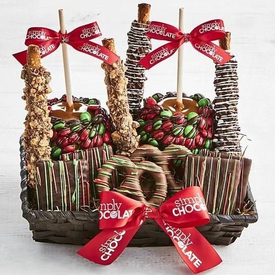 Simply Chocolate Christmas Cravings Basket