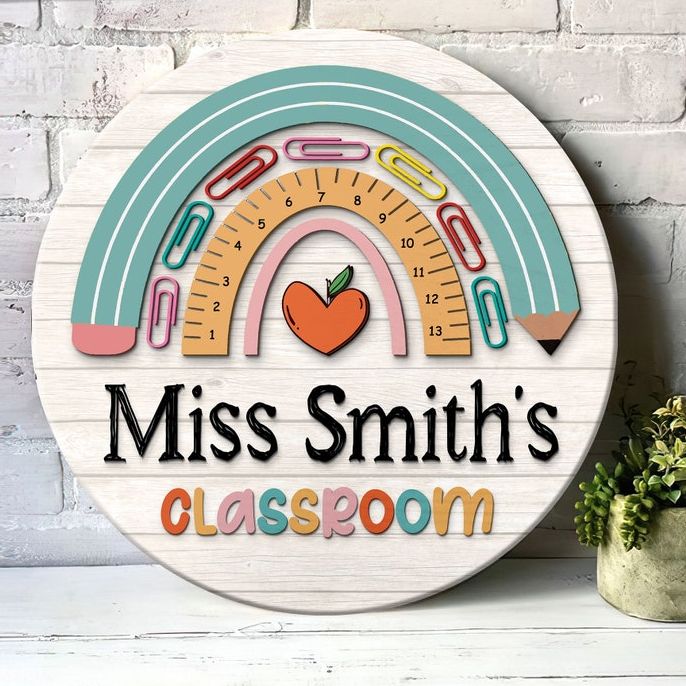 Personalized Classroom Sign