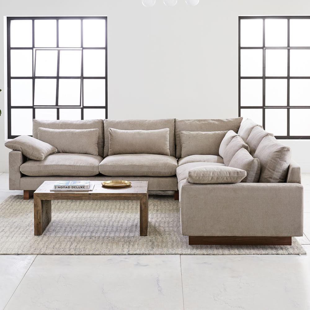 West elm deals large sectional