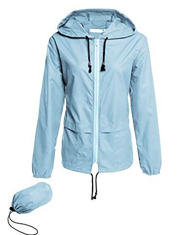 Women's Waterproof Lightweight Raincoat 