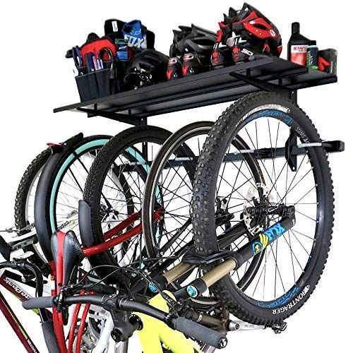 5-Bike Wall Mount Bicycle Storage