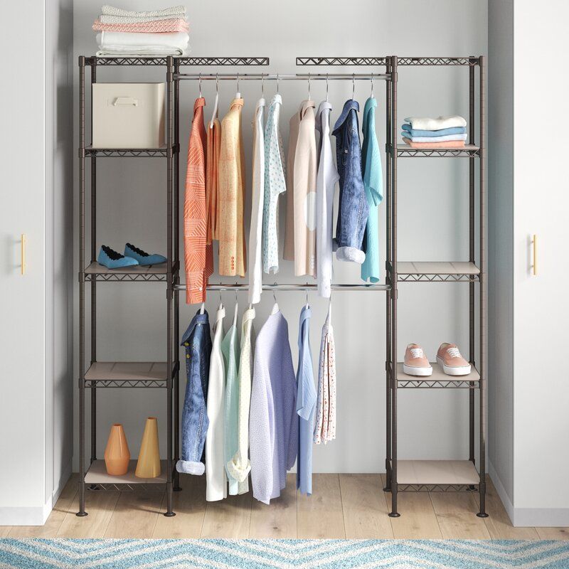 Metal deals closet organizer