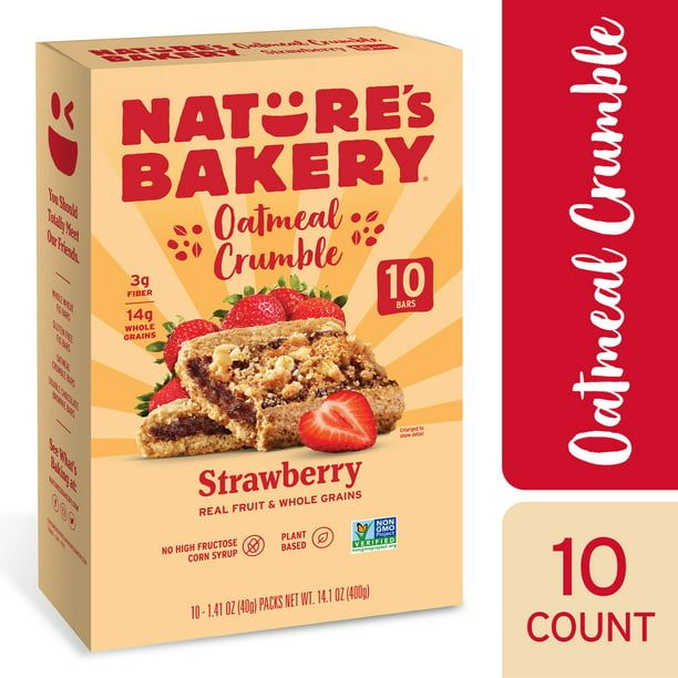Nature's Bakery Oatmeal Crumble Breakfast Snack Bars