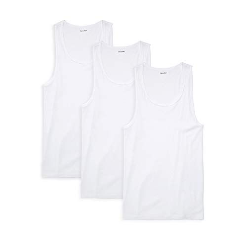 Men's Tank Top Vest Top Undershirt Sleeveless Shirt Plain Crew