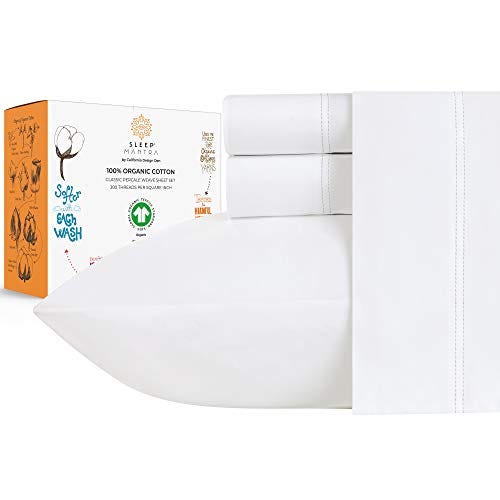 Sleep Mantra Organic Cotton Bed Sheet Set