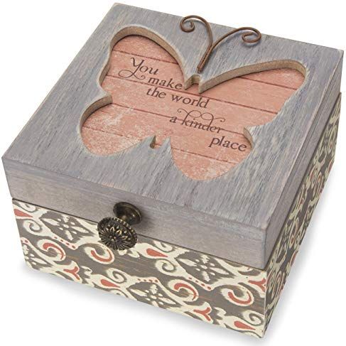 Butterfly-Patterned Someone Special Jewelry Box