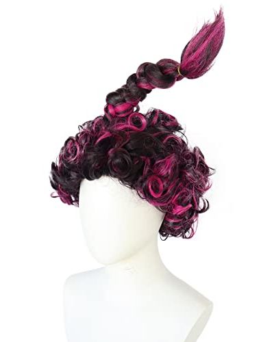 Purple Cosplay Wig +Wig Cap 