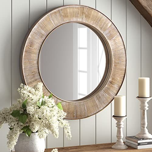 Barnyard Designs 31.5" Round Wall Mirror