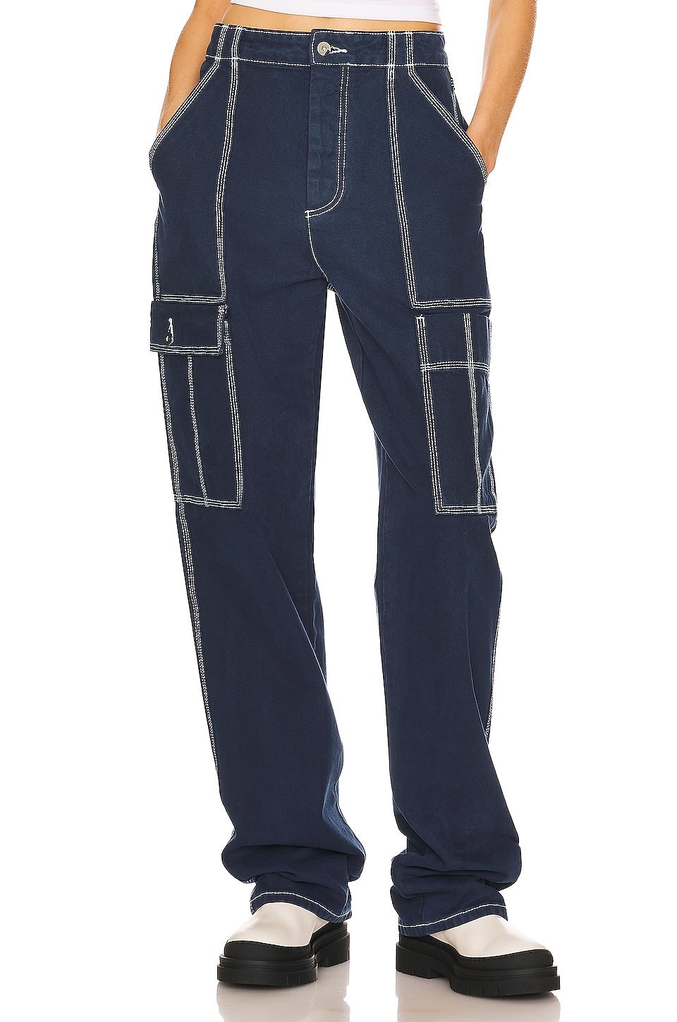 Wide Cargo Workwear Pants