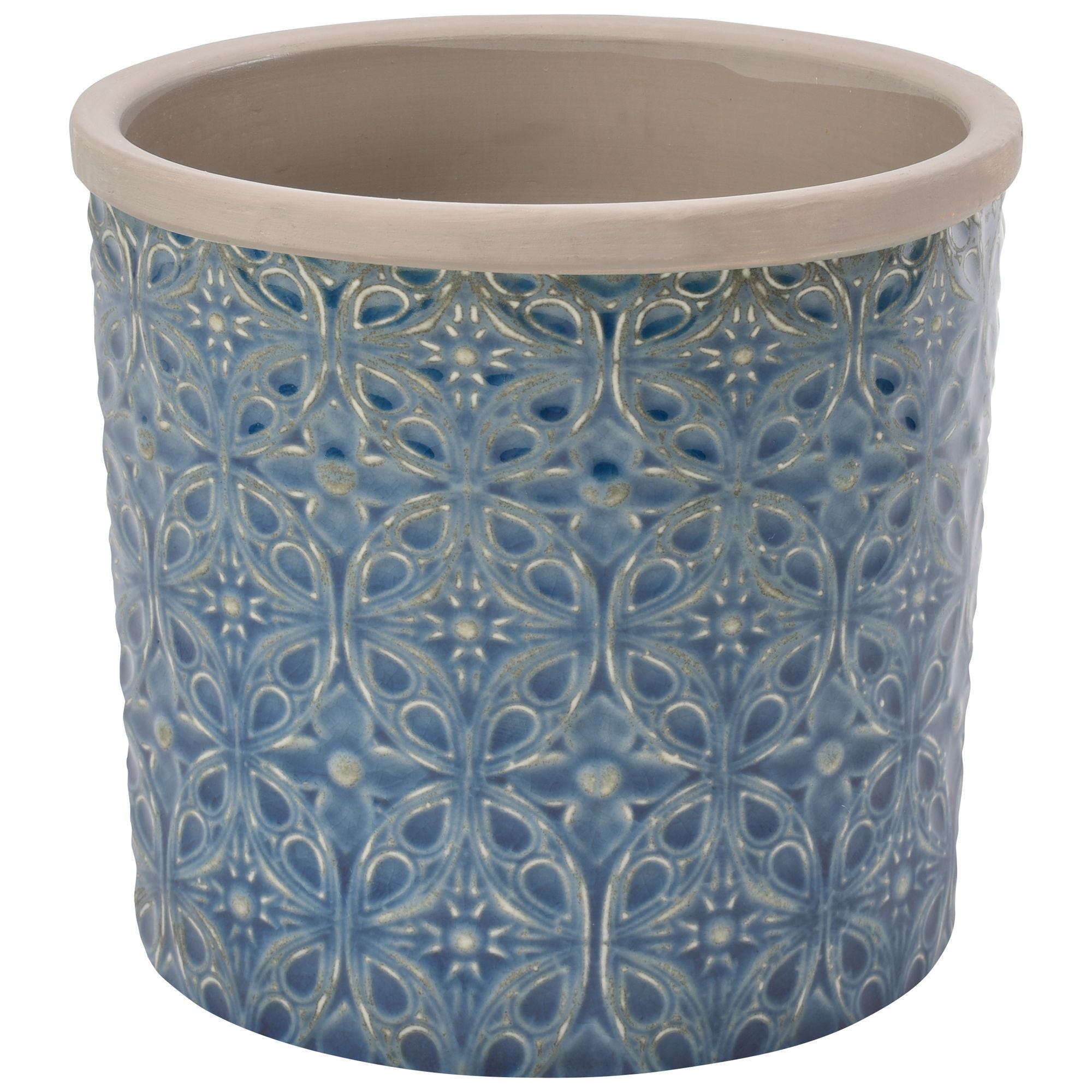 Porto Indoor Planter, Dark Blue