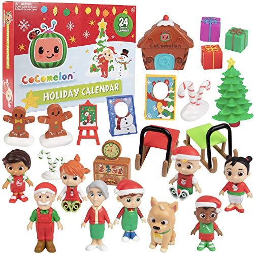 Jazwares Cocomelon 2022 Holiday Advent Calendar for Kids