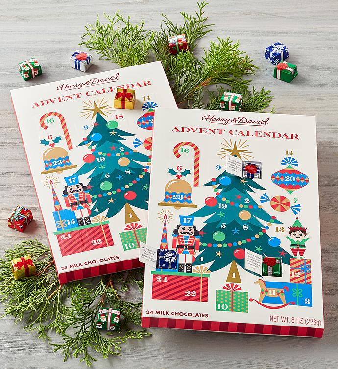 Harry & David Chocolate Advent Calendar Duo