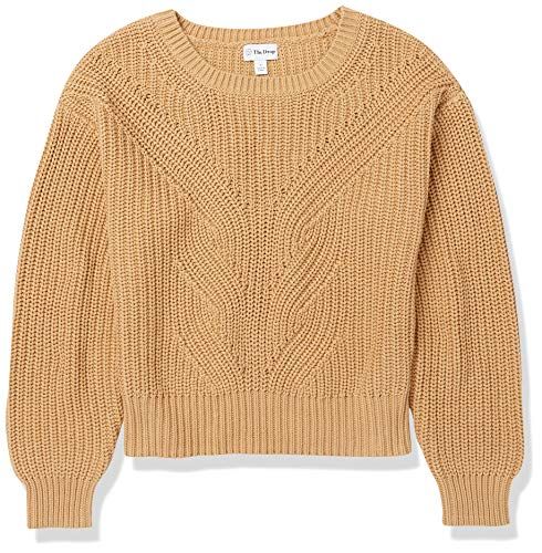 Selena Cable Front Cropped Sweater