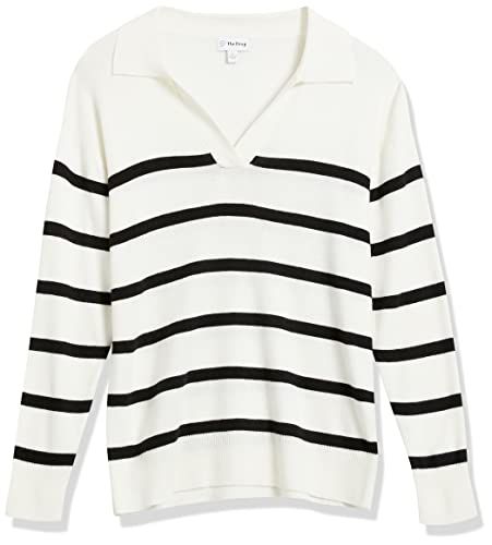 Meena Loose Fit Open Collar Pullover Sweater