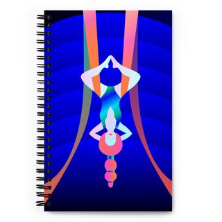 The Hanged Woman Spiral Notebook