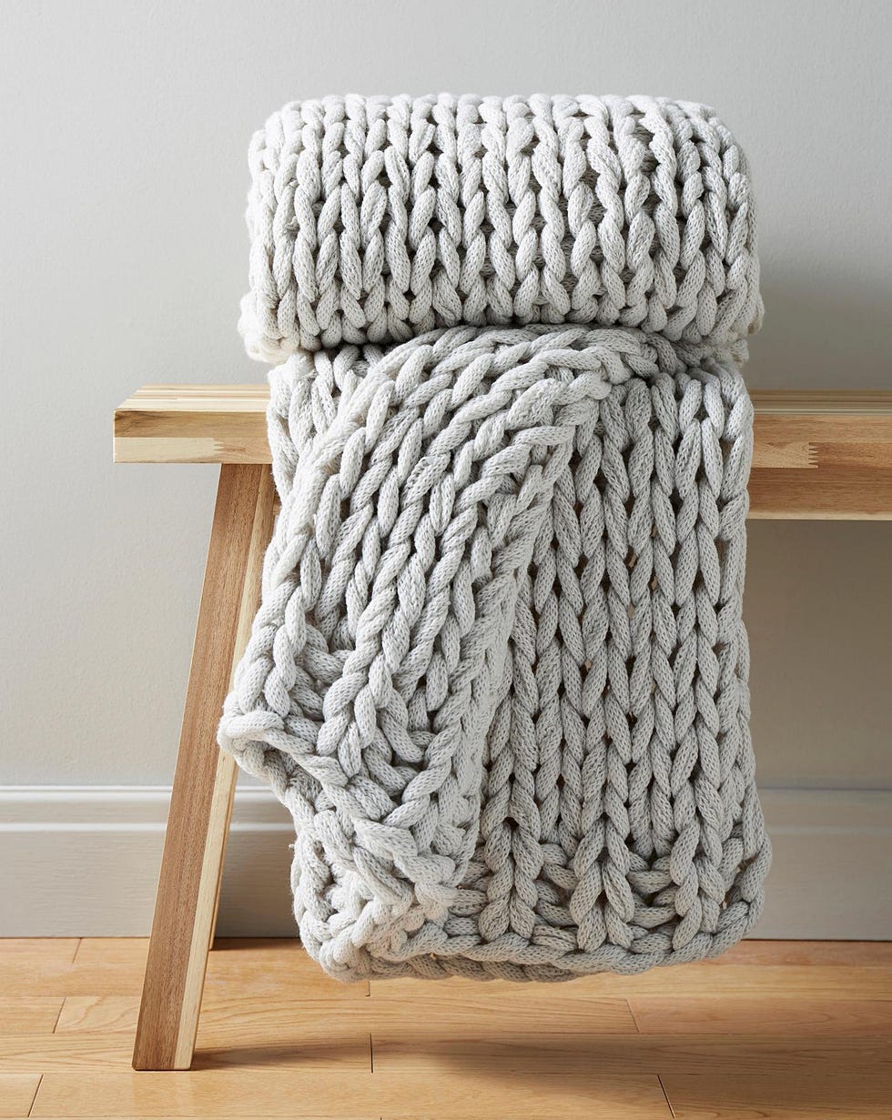 Chunky Knit Throw