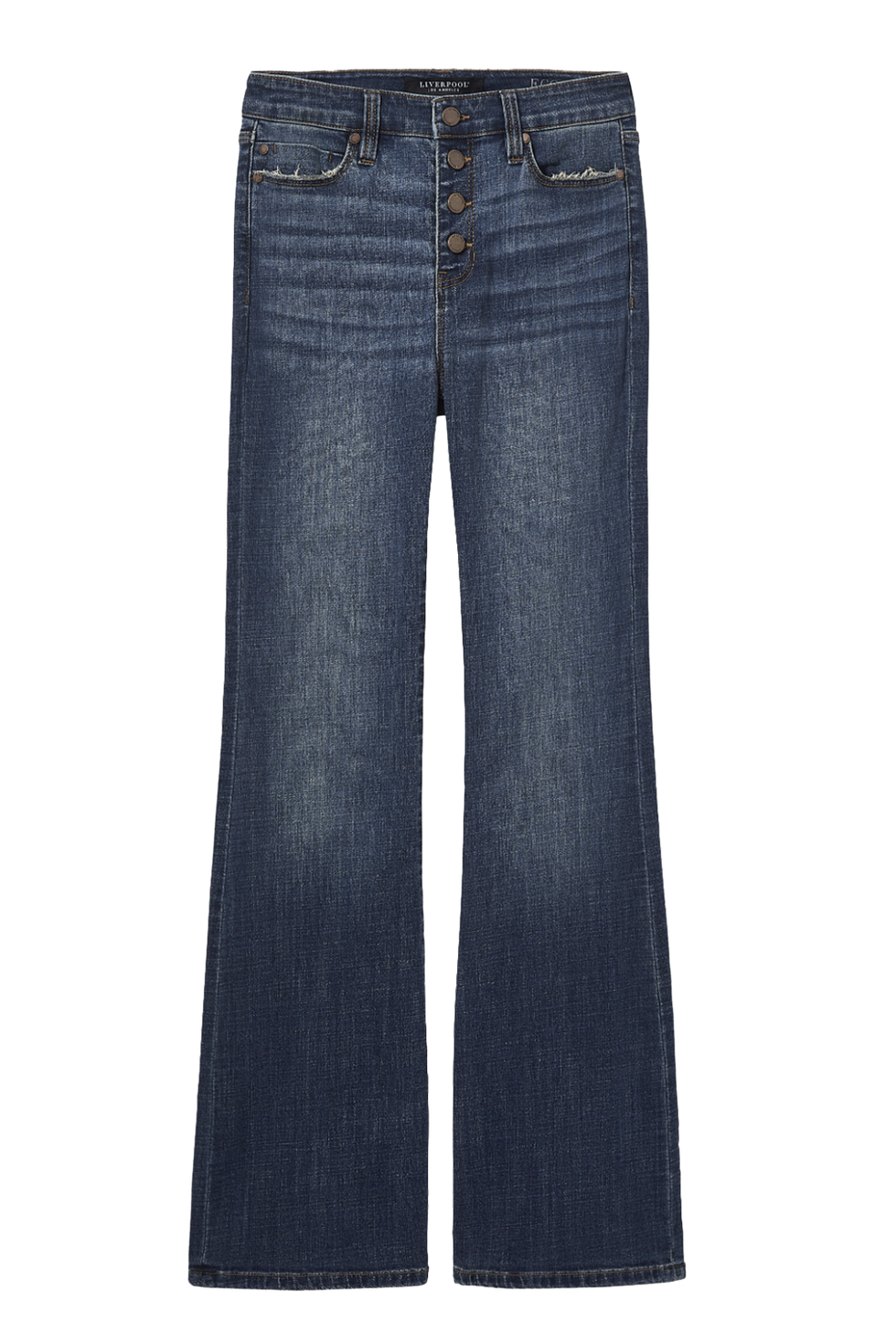 Lucy Hi-Rise Bootcut with Exposed Button Fly