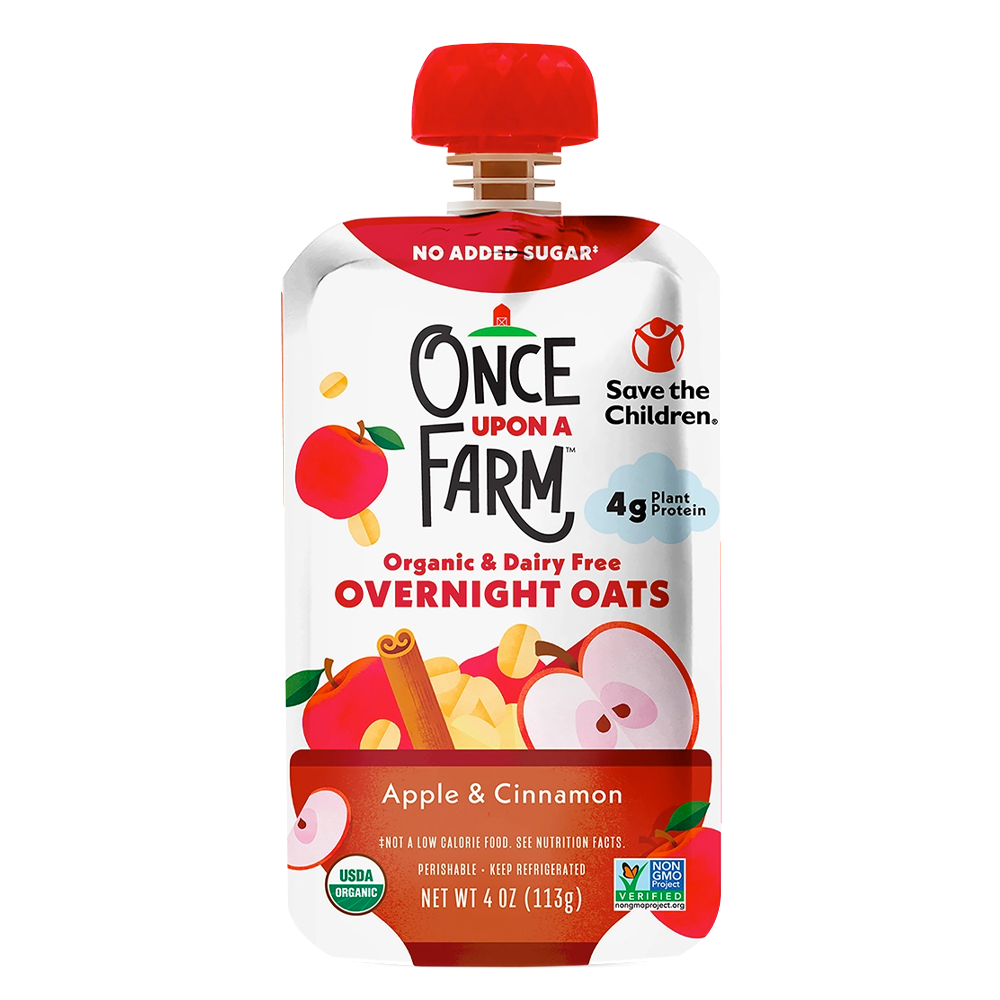 Organic & Dairy Free Overnight Oats, Apple & Cinnamon