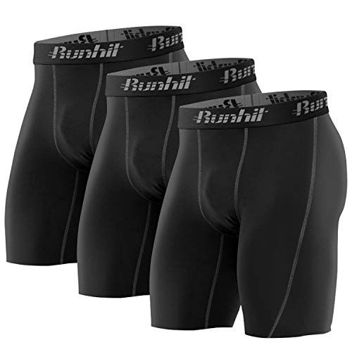 CompressionZ Men's Compression Pants W/ Pockets - Dark Gray - Dark Gray S