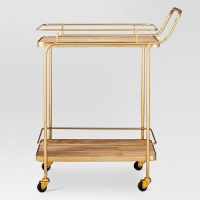 Gold Bar Cart
