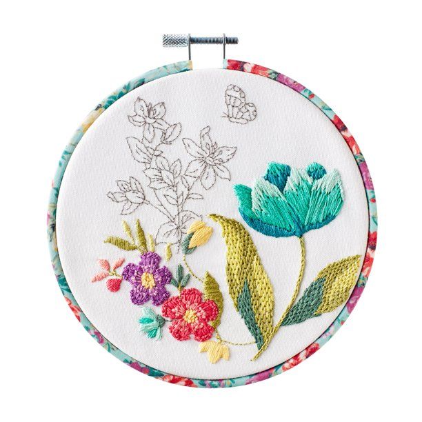 Flower Embroidery Pattern. Floral Embroidery Design. Hand Embroidery. PDF  Pattern. Hoop Art. Retro Modern. Boho Flowers. Flower Pattern. -  Canada