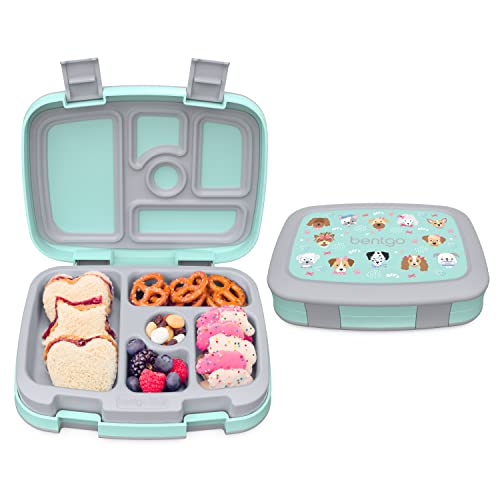 Bentgo chill bento-style kids lunch box - removable ice pack - aqua bl