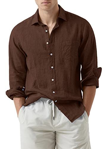 Brown Button Down Shirt