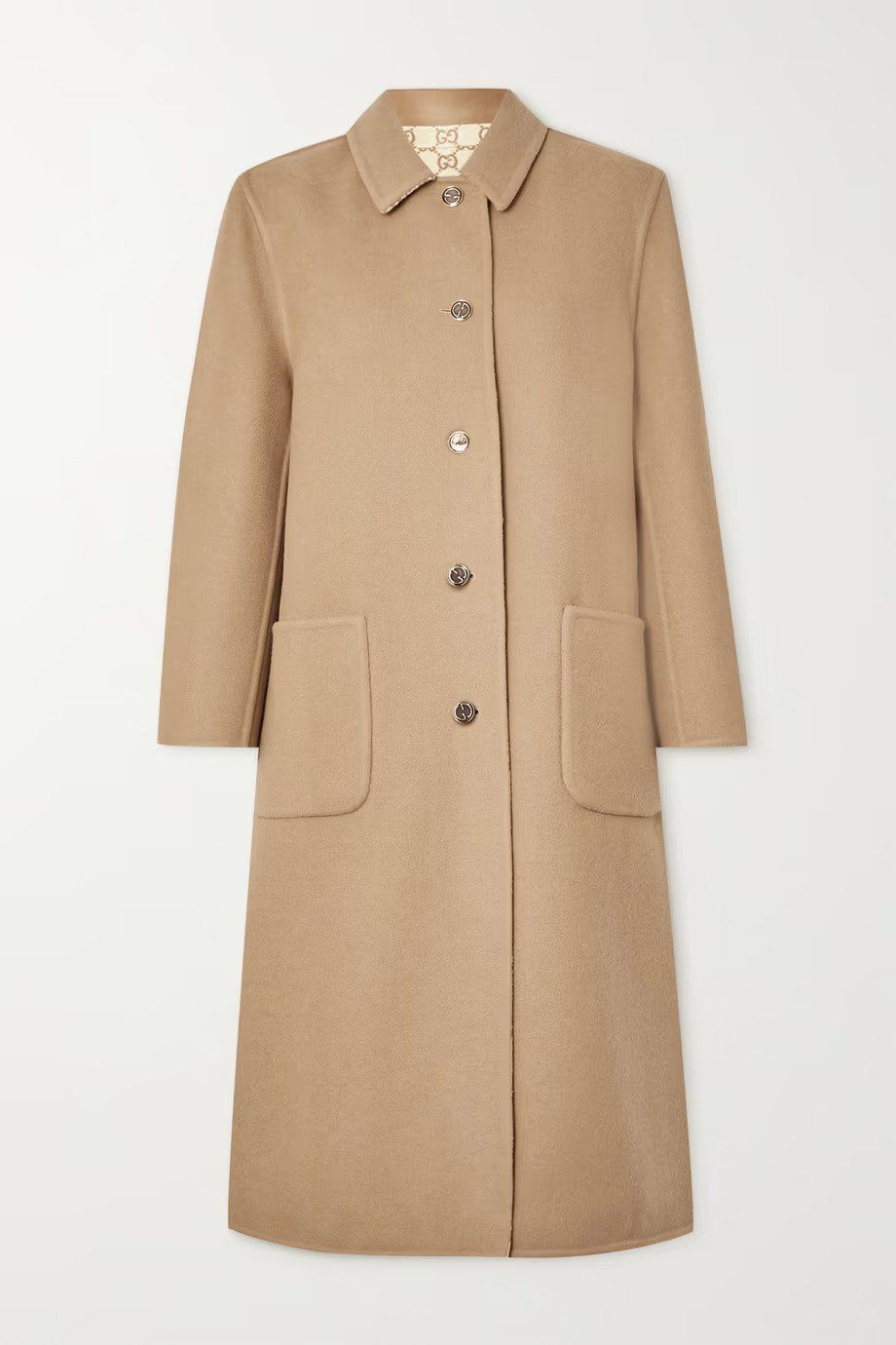 Womens Wool Coat Lapel Belted Wrap Pea Overcoat Casual Long Sleeve Trench Outwear Jacket with Pockets 