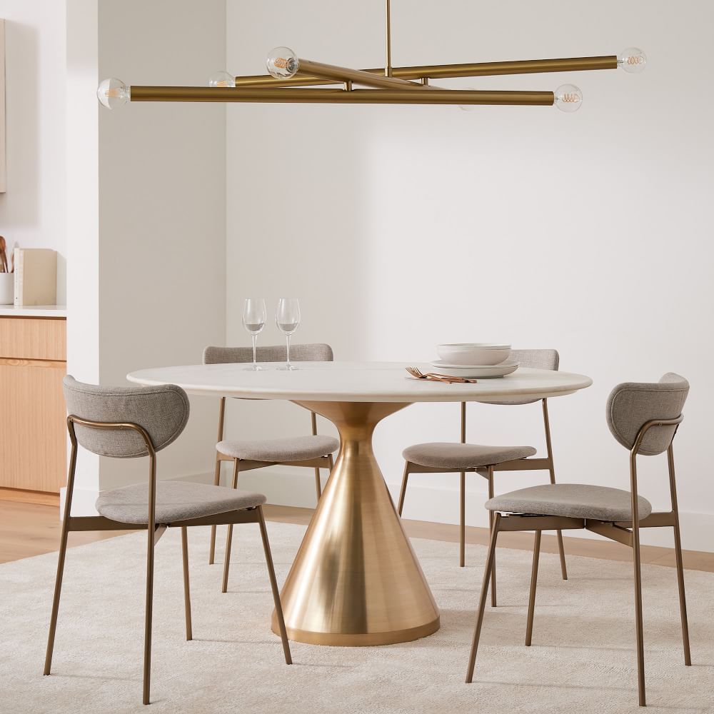 Silhouette Pedestal Dining Table 