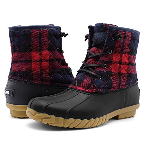 Buffalo check duck clearance boots